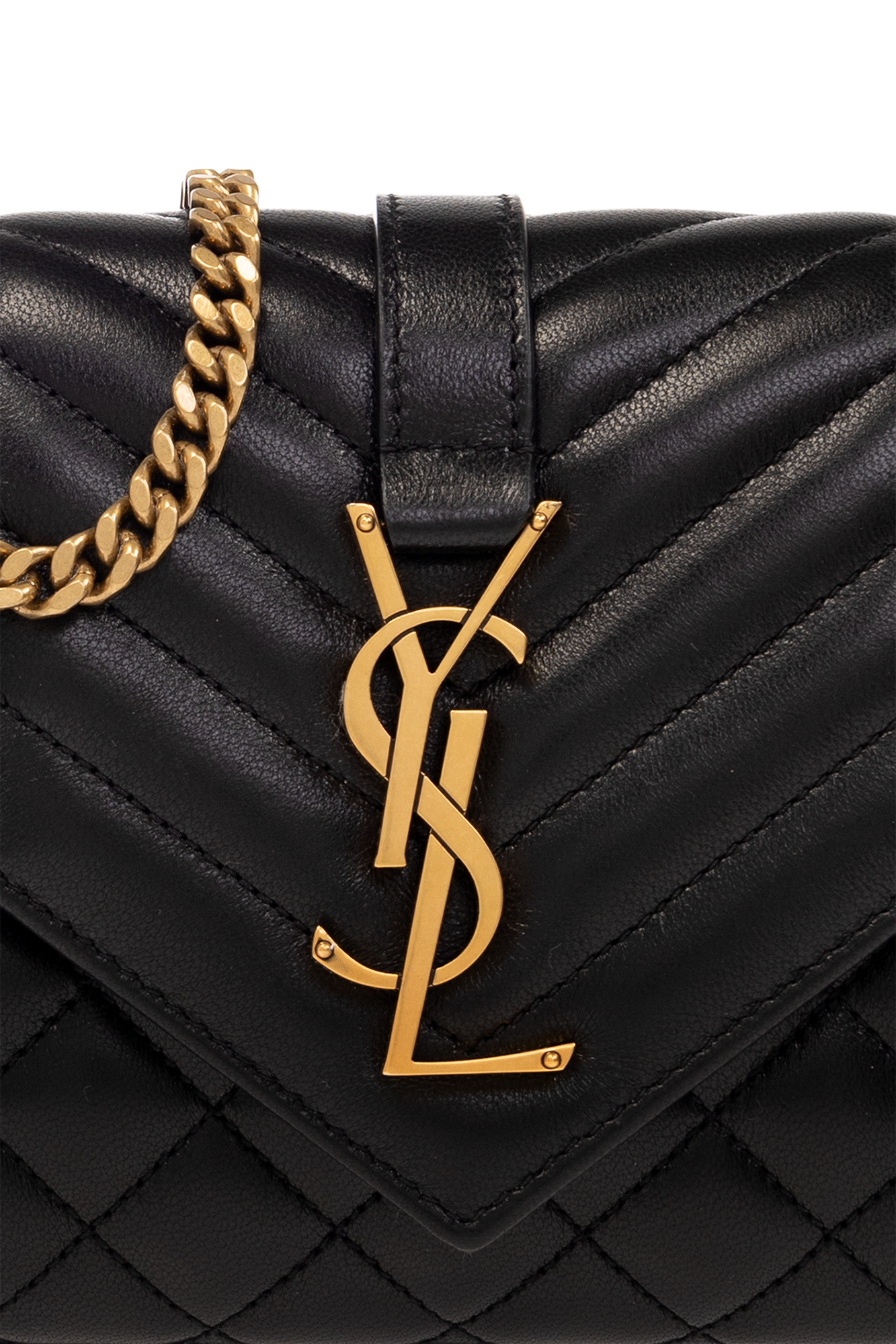 GenesinlifeShops fold wallet with logo saint laurent wallet